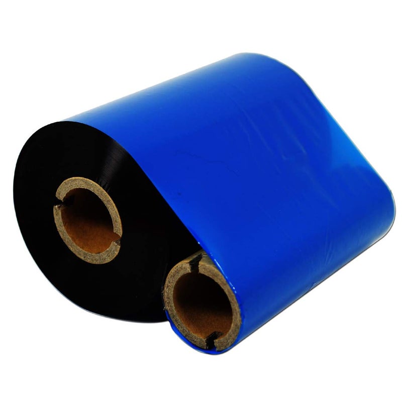 DEFMATE 4.33" x1476' (110mmx450m) Thermal Transfer Ribbon Ink Outside Wax Ribbons Resin Enhanced Wax for Zebra GK420D SM4 ZT410 GC420t GK420t GX420t GX430t Tec Datamax Intermec Citizen Printer - Image 1